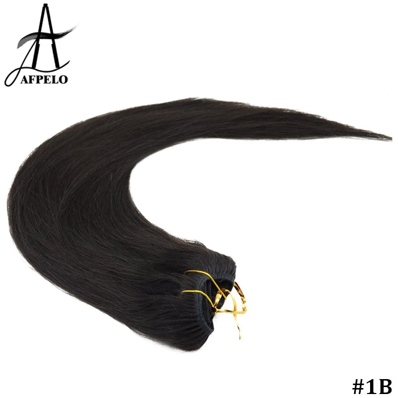 Presilha em Extensões de Cabelo Humano para Cabelos Pretos