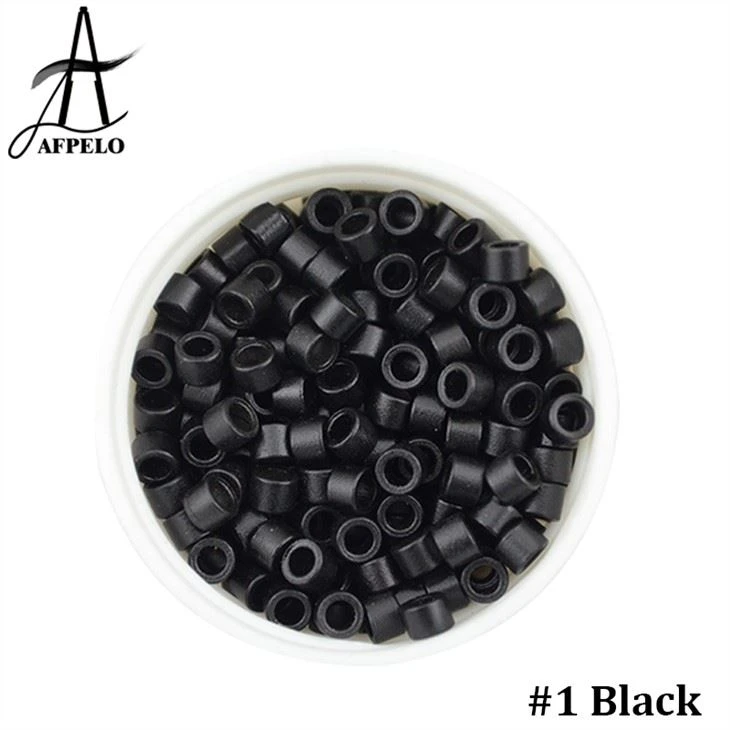 Anéis de metal para extensão de cabelo