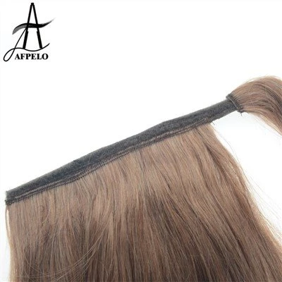 Extensões de rabo de cavalo de cabelo humano encaracolado