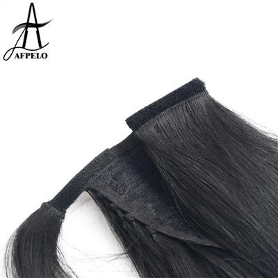 Extensão de rabo de cavalo de cabelo humano